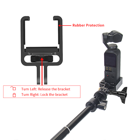 Smatree Telescoping Selfie Stick with Tripod Stand Compatible for DJI OSMO  Pocket Camera/Gopro Hero 7/6/5/4/3/DJI OSMO Action/iPhone/Huawei/One  Plus/Samsung -Smatree Gopro Accessory